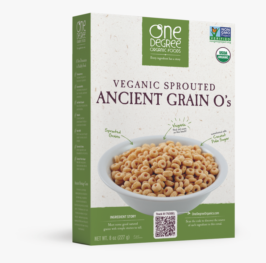 One Degree Organic Foods Sprouted Cereal Khorasan Honey, HD Png Download