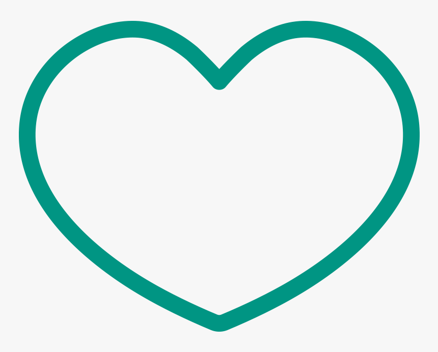 Heat Clipart Small Heart - Teal Green Heart, HD Png Download