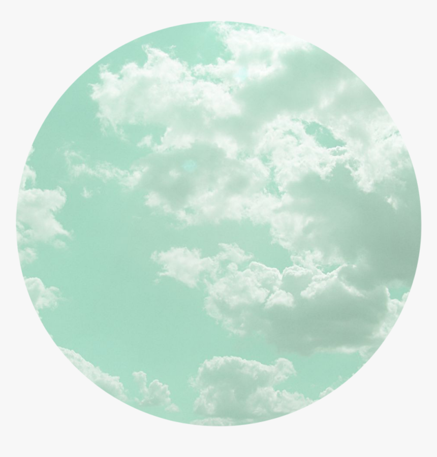 #green #verde #nuves - Circle, HD Png Download