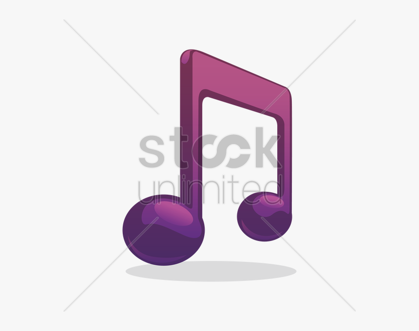 Musical Note Vector Image - Illustration, HD Png Download
