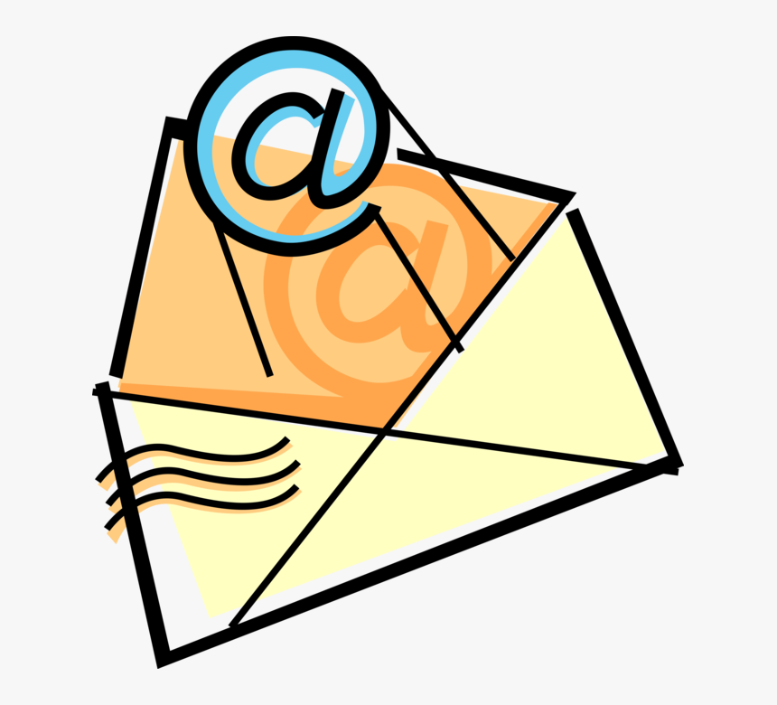 Vector Illustration Of Internet Electronic Mail Email - Mail, HD Png Download