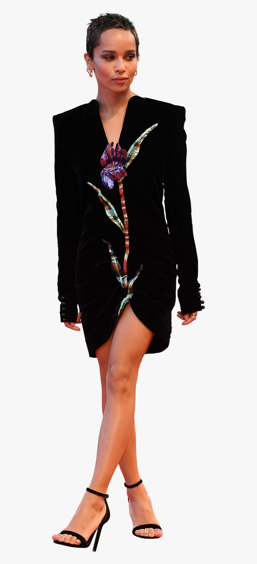 Blazer Dress With Fringe, HD Png Download