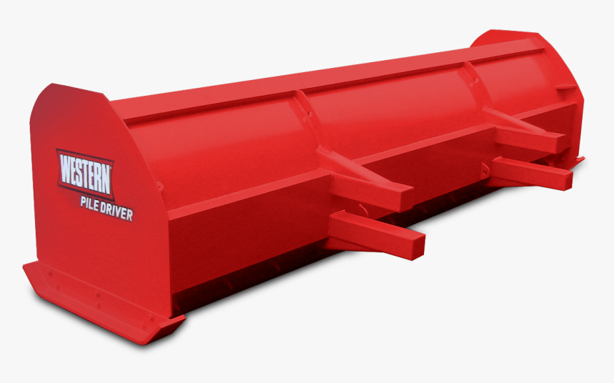 Pile Driver Back Image - Western Box Plow, HD Png Download