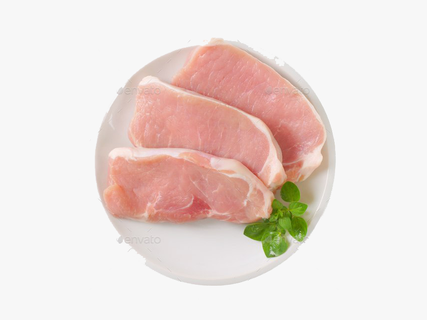 Raw Pork Png Pic - Raw Pork Cutlet, Transparent Png