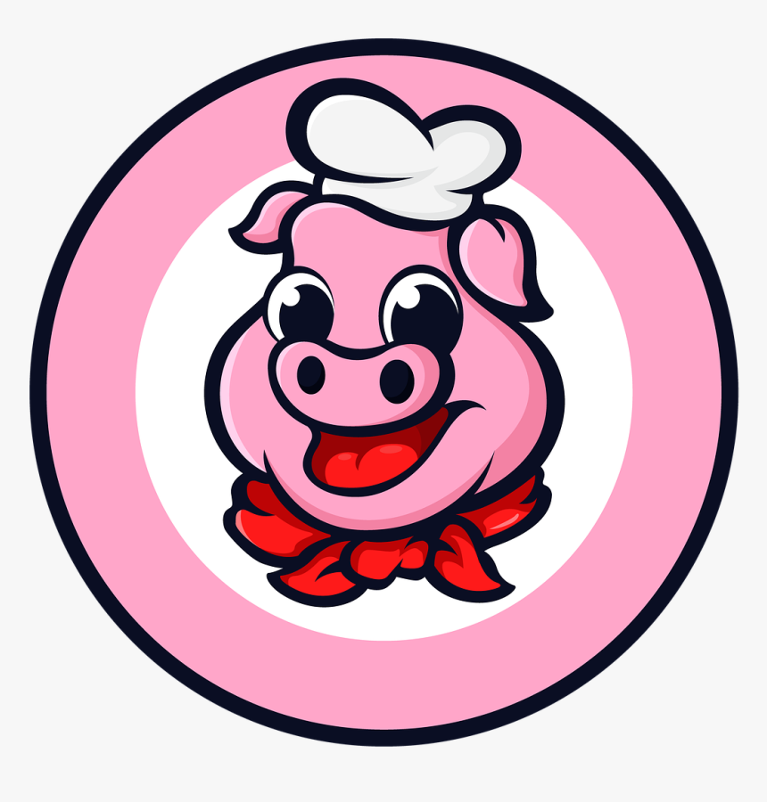 Logo, Pig, Pork, Food, Restaurant, Cuisine, Kitchen, HD Png Download