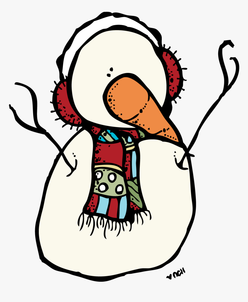 Ho, Ho, Ho And Some Snow Vector Freeuse - Christmas Melonheadz Black And White, HD Png Download
