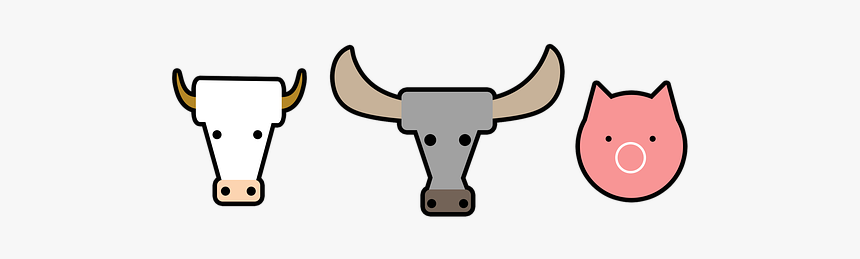 Cow, Buffalo, Pig, Beef, Pork, Livestock, Food, Nature - Cow And Pig Png, Transparent Png