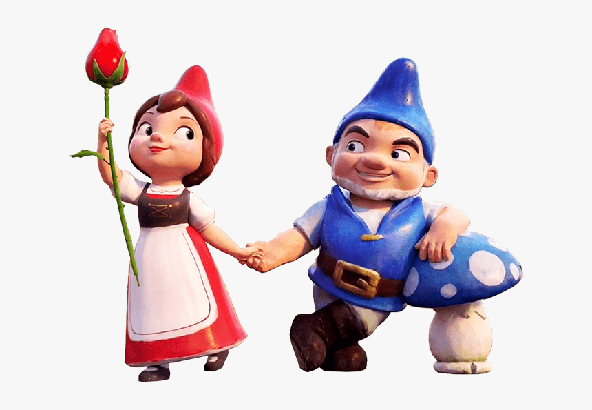 Animated Cartoon,cartoon,toy,lawn Gnome,fictional Character,action - Gnomeo & Juliet Sherlock Gnomes, HD Png Download