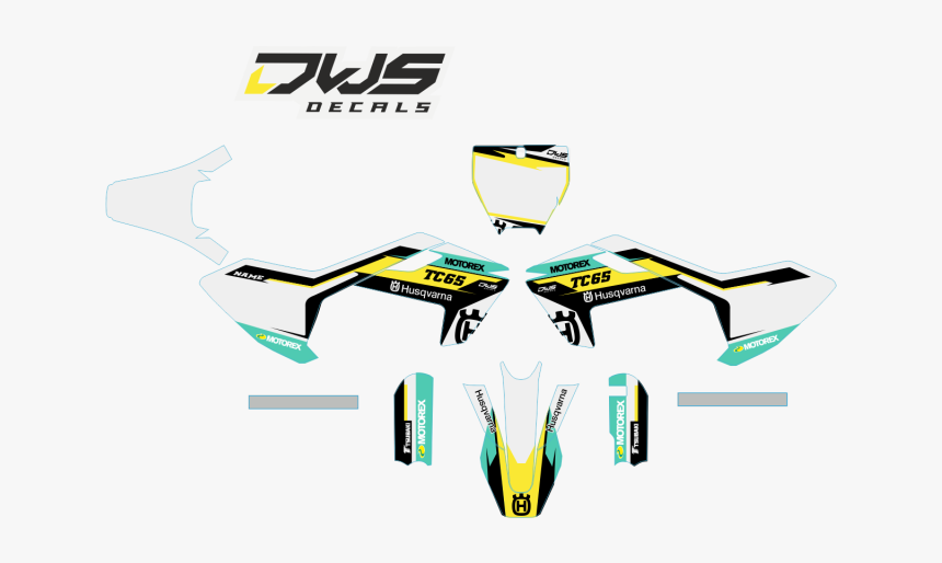 Husqvarna Tc 65 2016 2020 Model - Husqvarna Graphics Motorex, HD Png Download