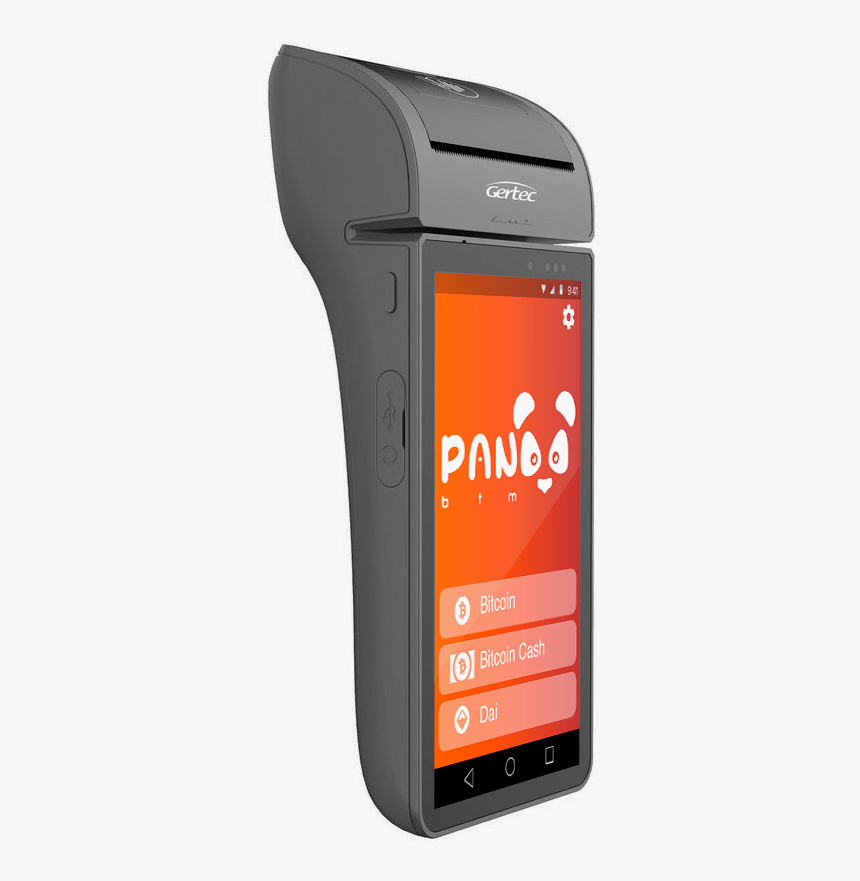 First Bitcoin Atm - Capas Celulares Maquinas Cartoes Pagseguro, HD Png Download