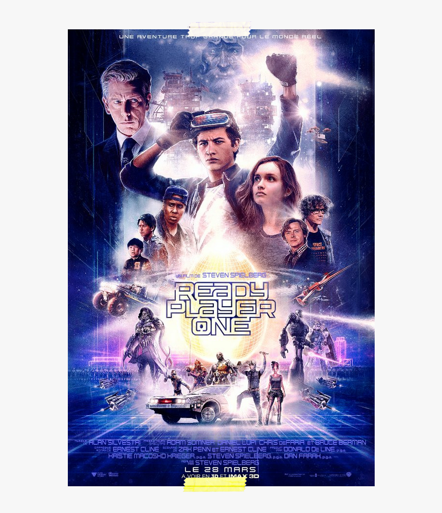 Ready Pleyer One Movie Poster, HD Png Download