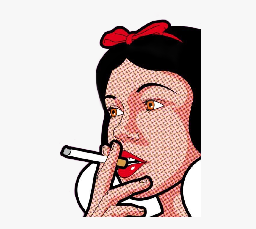 cigarrete cigarro blancanieves princess pincesa Smoking Pop Art