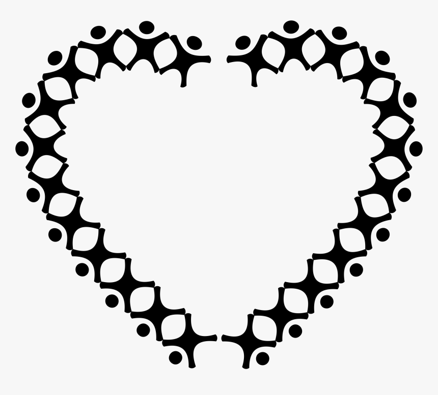 This Free Icons Png Design Of Abstract People Heart - Heart With People Png, Transparent Png