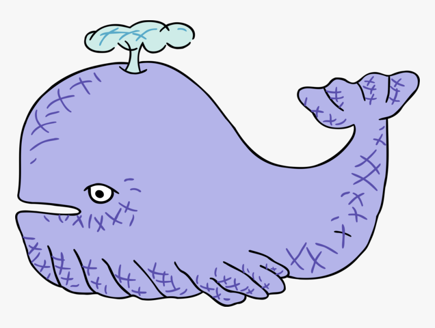 Transparent Sperm Whale Png - Baleia Cartoon, Png Download