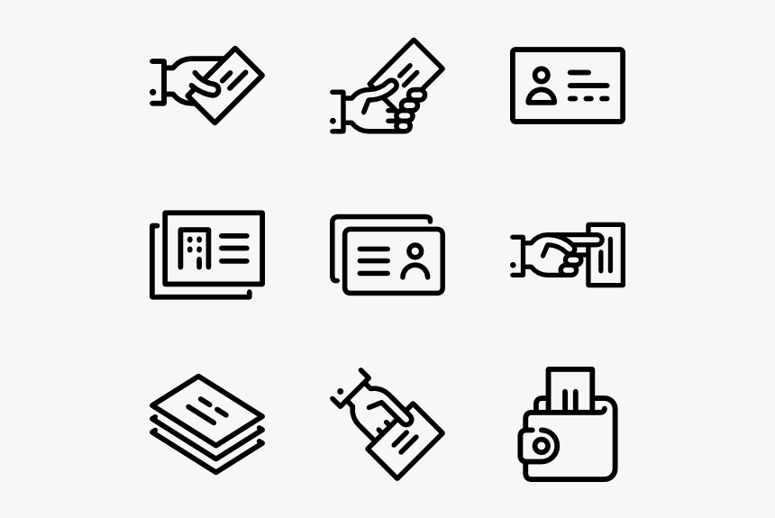 Presentation Cards - Kitchen Icons Free, HD Png Download