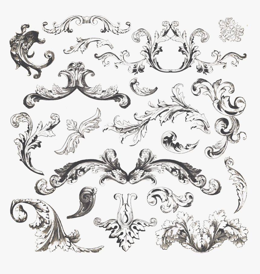 Vintage Clothing Ornament Filigree Royalty-free - Free Filigree, HD Png Download