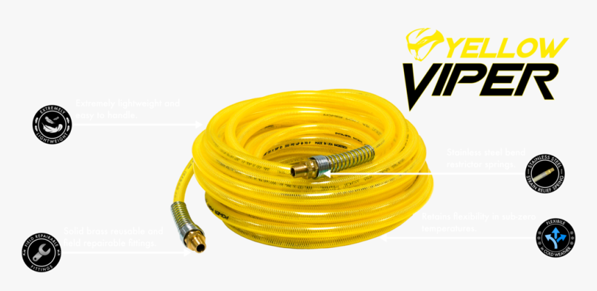 Yellow Viper Polyurethane Air Hose - Petrohawk Energy, HD Png Download