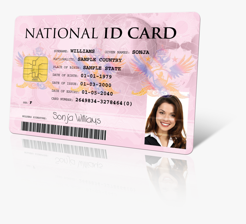 National Identification Card Png - License, Transparent Png