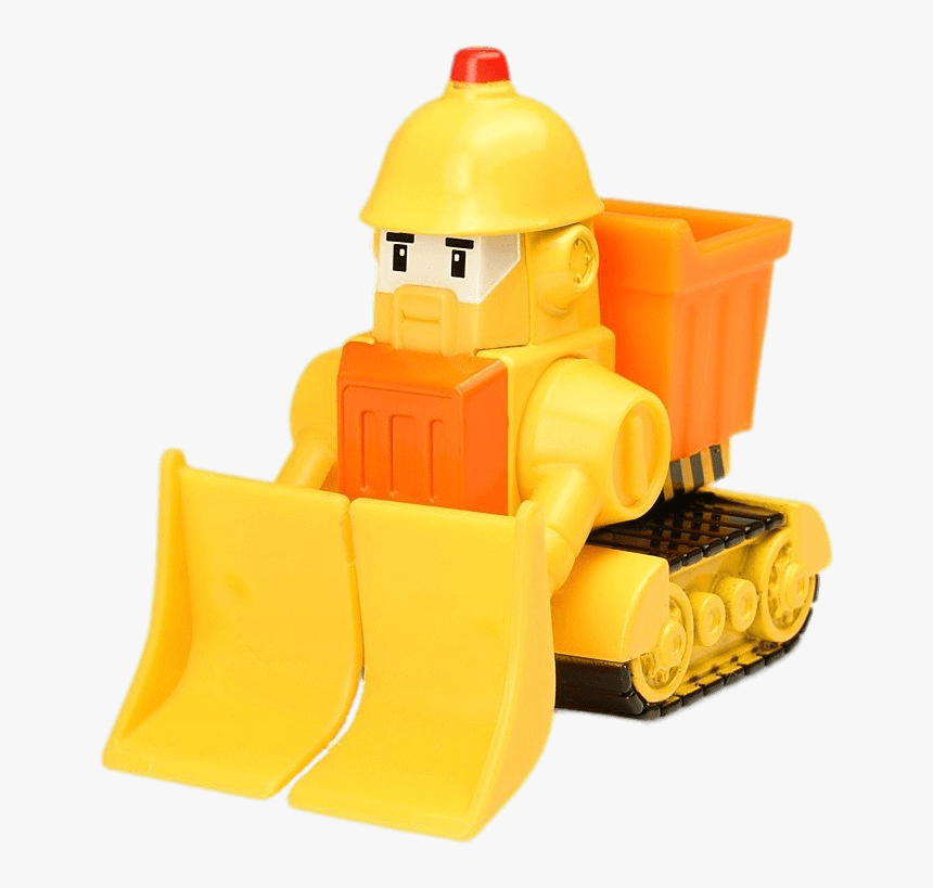 Robocar Poli Character Bruner The Bulldozer - Robocar Poli Character Bruner, HD Png Download