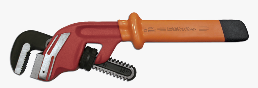 Offset Heavy Duty Pipe Wrench - Metalworking Hand Tool, HD Png Download