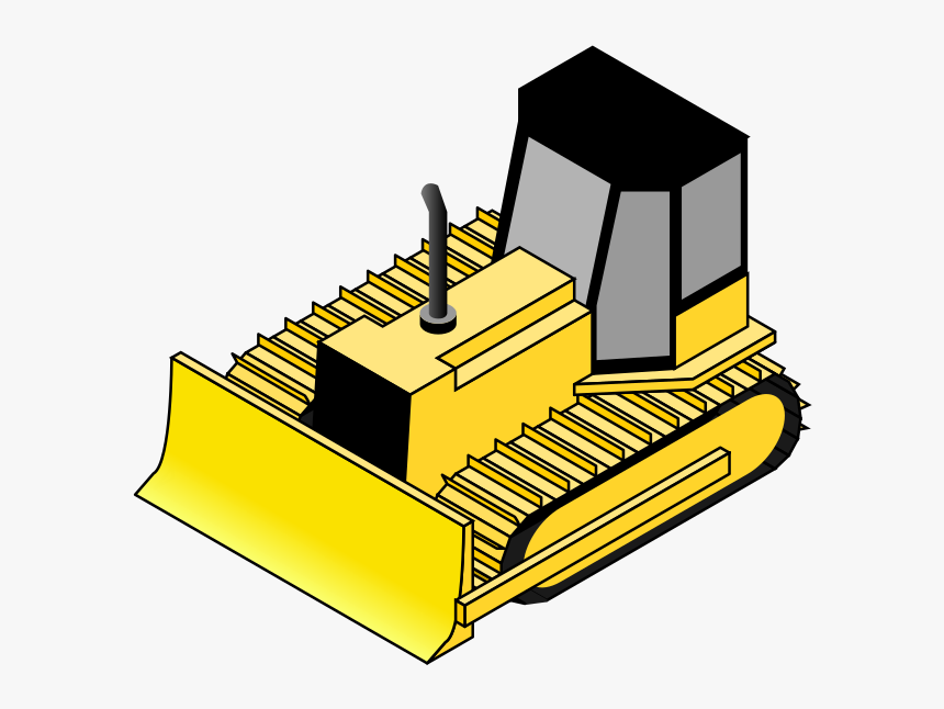 Bulldozer Isometric, HD Png Download