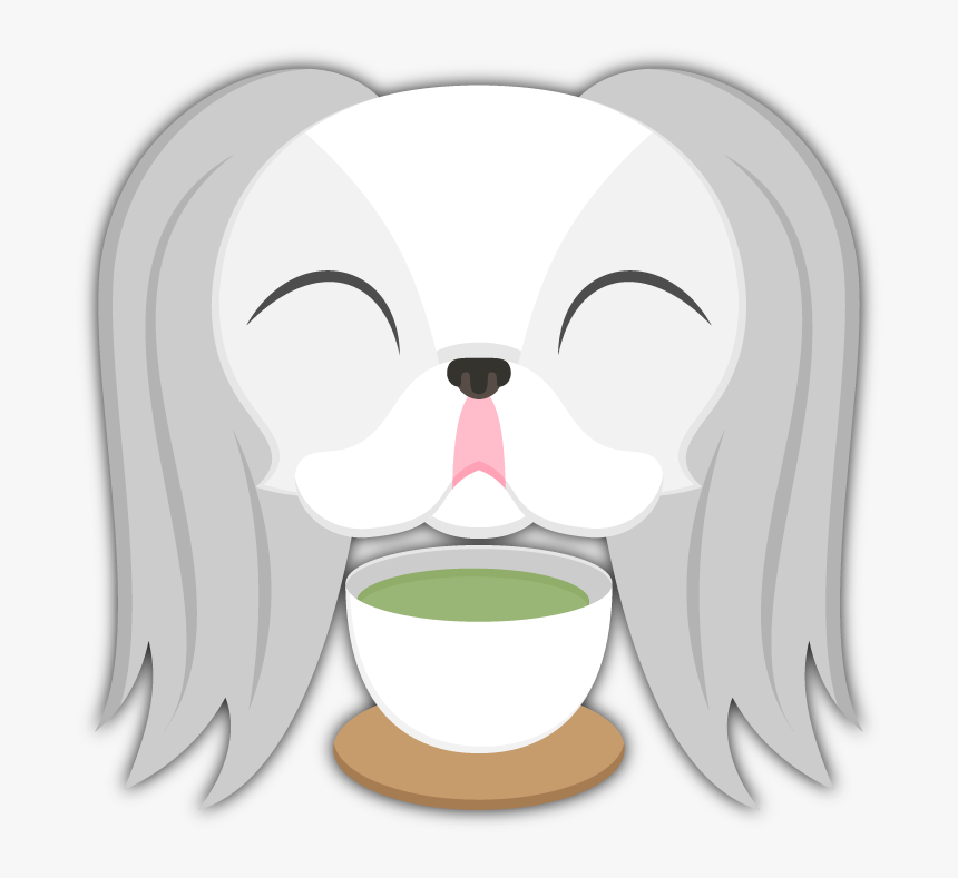 Japanese Chin Emoji Stickers Are You A Japanese Chin - Cartoon, HD Png Download