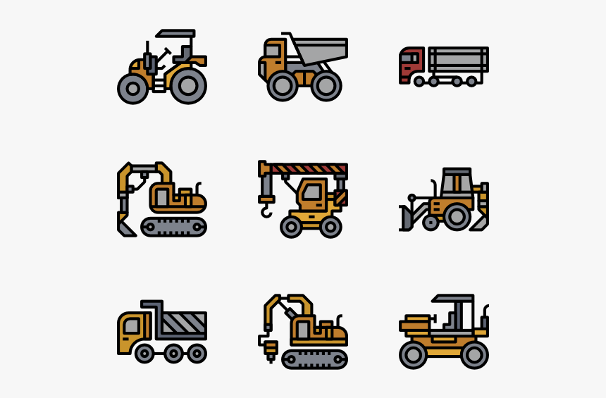 Construction Car - Bulldozer Icon, HD Png Download