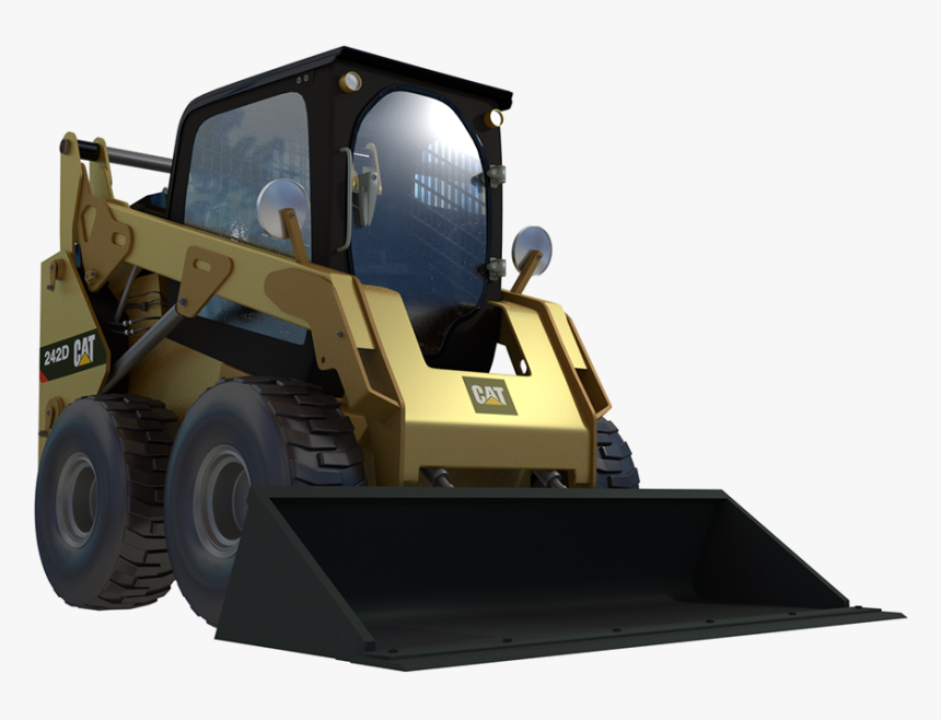 Bobcat Loader 3d Render - Bulldozer, HD Png Download