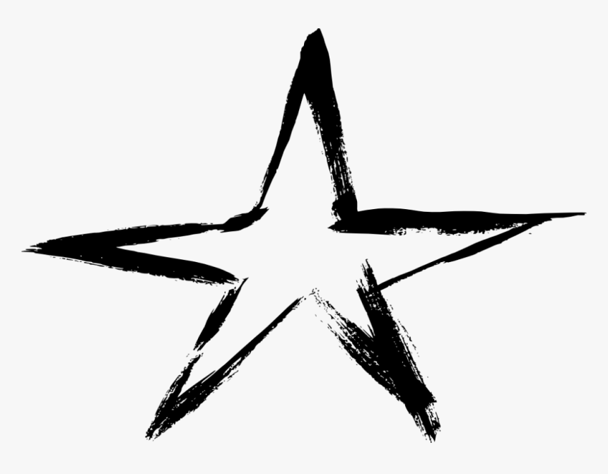 Grunge Star Png, Transparent Png