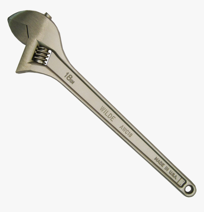 Adjustable Spanner Png Image Background - Adjustable Wrench Png, Transparent Png