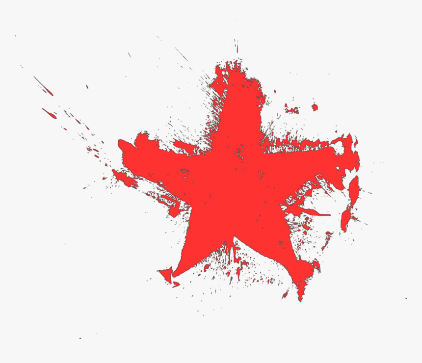 #ftestickers #star #grunge #paint #drops #splash #stamp - Illustration, HD Png Download