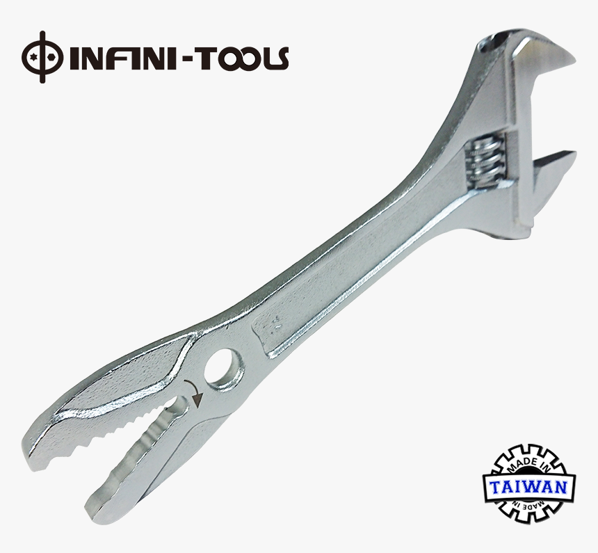 Multi Function Alligator Adjustable Wrench 8 Inch - Hole Cutter For Stainless Steel Sink, HD Png Download