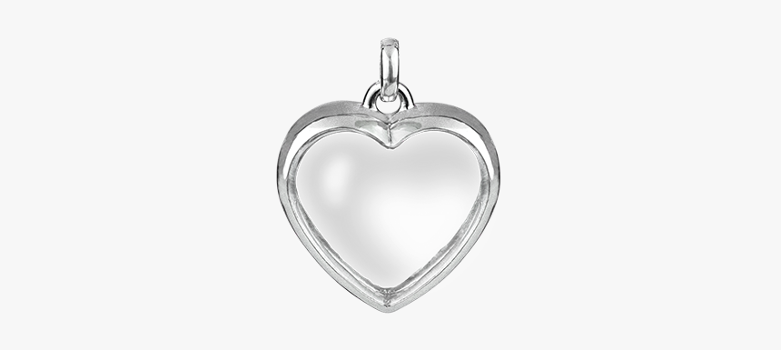 Stow Lockets Medium Silver Heart Locket - Locket, HD Png Download