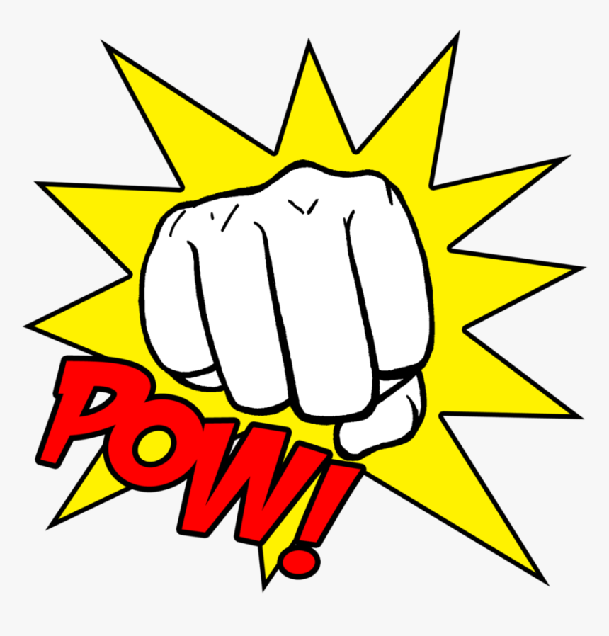Fist Clipart Pow - Pow Fist Transparent, HD Png Download