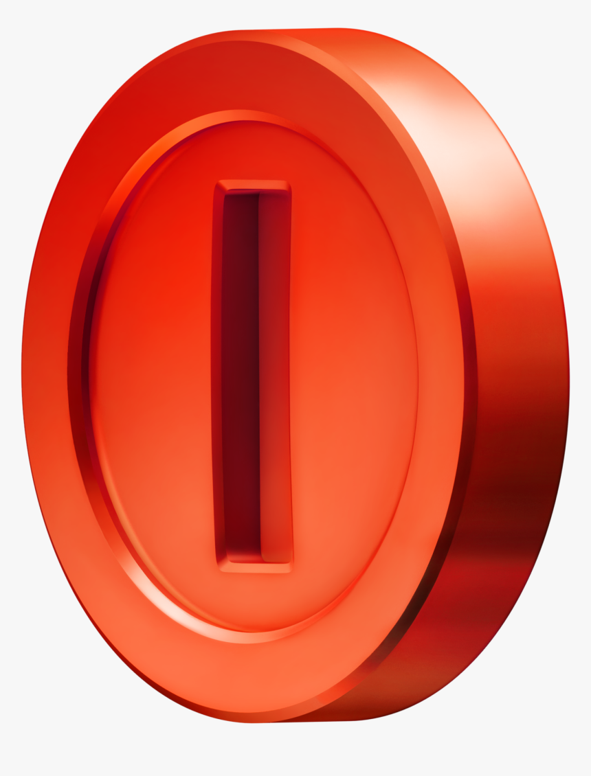 Super Mario Red Coin, HD Png Download