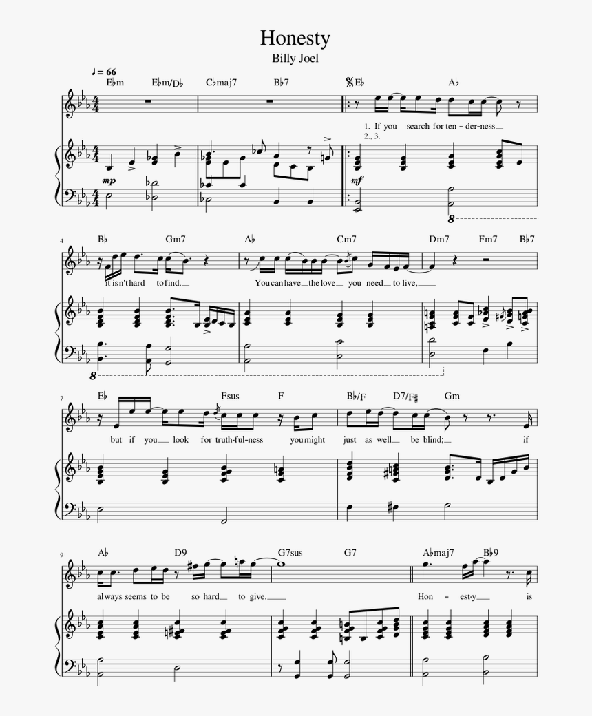 Meat Loaf Sheet Music, HD Png Download , Transparent Png Image PNGitem