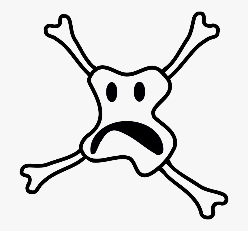 Crossbones, Smiley, Skull, Funny, Death, Danger - Cal Fire Local 2881, HD Png Download