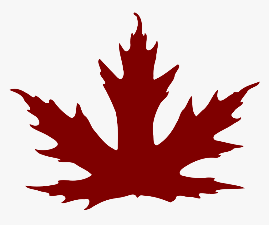 Maple Leaf Clipart Brown - Purple Maple Leaf Clipart, HD Png Download