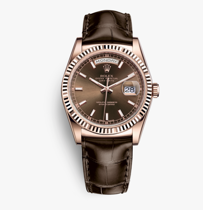 Rolex Day Date 36 Chocolate, HD Png Download