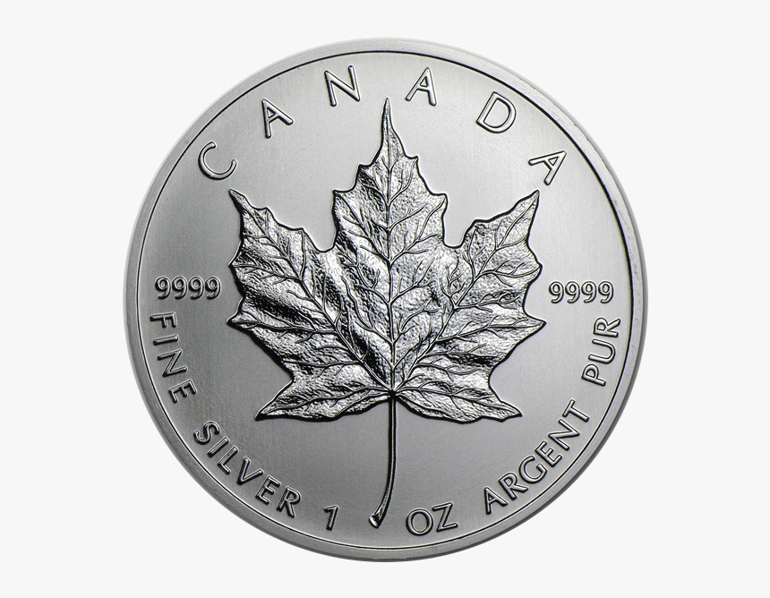 Coinimg Canadian Mapleleaf Silver2 - Maple Leaf Silver 1 Oz, HD Png Download
