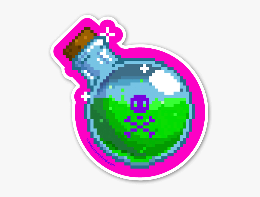 Poison Pot Sticker, HD Png Download