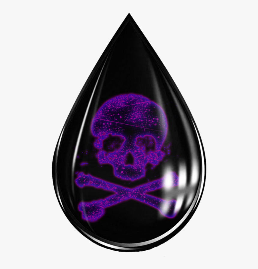 #drop #gota #poison #veneno #danger #peligro #endanger - Skull, HD Png Download