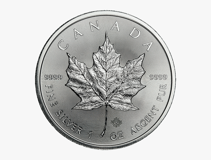 2018 Canadian Silver Maple Leaf Coin, HD Png Download