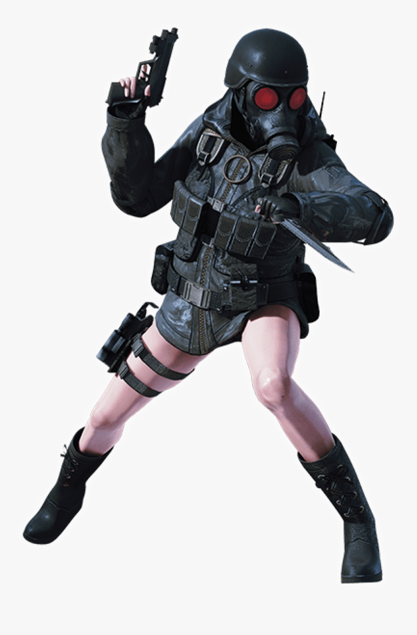 Ra#mode Costume Lady Hunk - Resident Evil Revelations Lady Hunk, HD Png Download