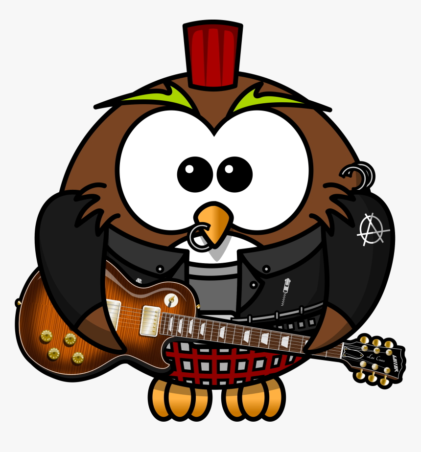 Punk Owl Clip Arts - Punk Owl, HD Png Download