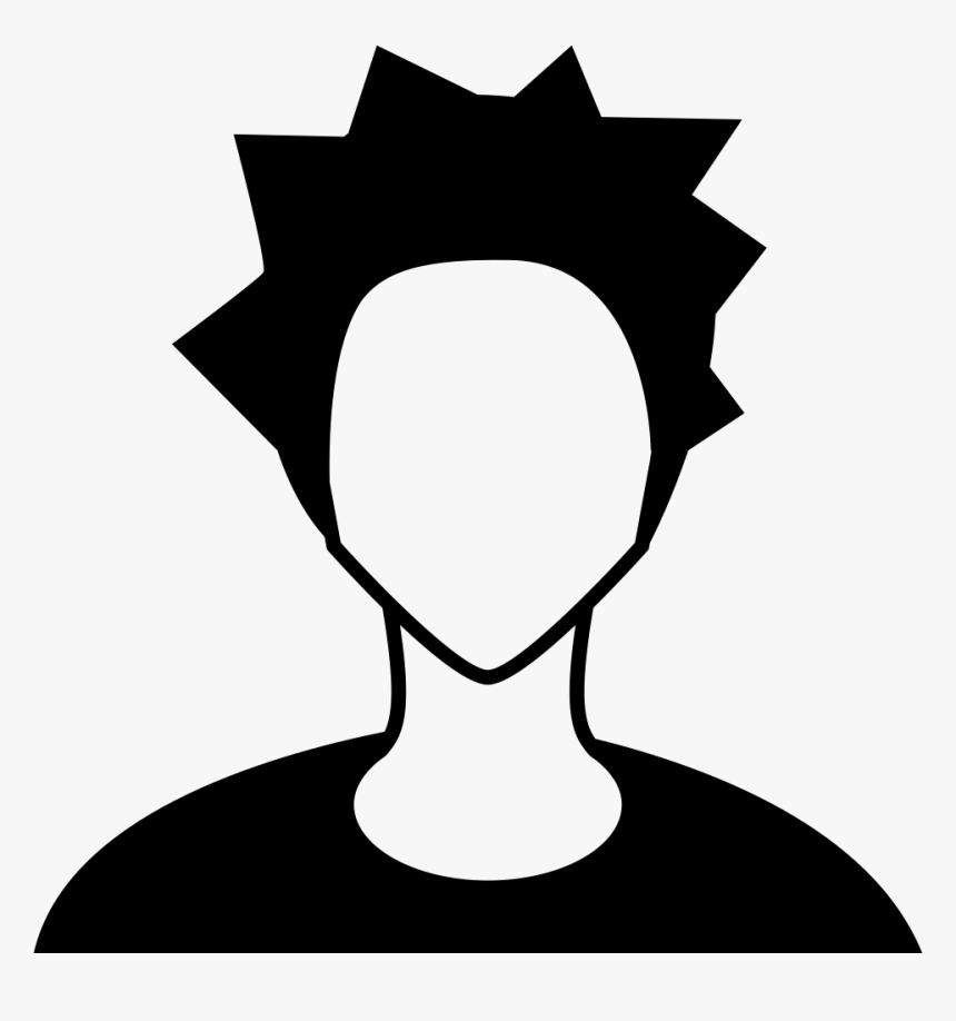 Punk Young Head - Young Icon Png, Transparent Png