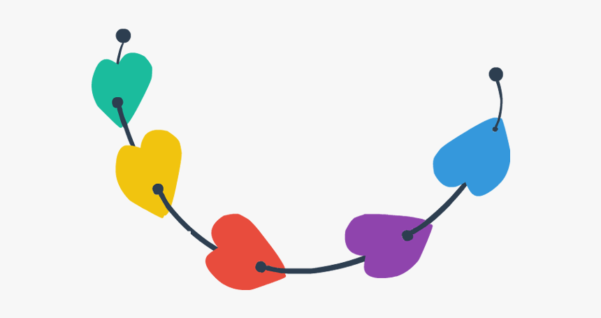 Heart On String Clipart, HD Png Download