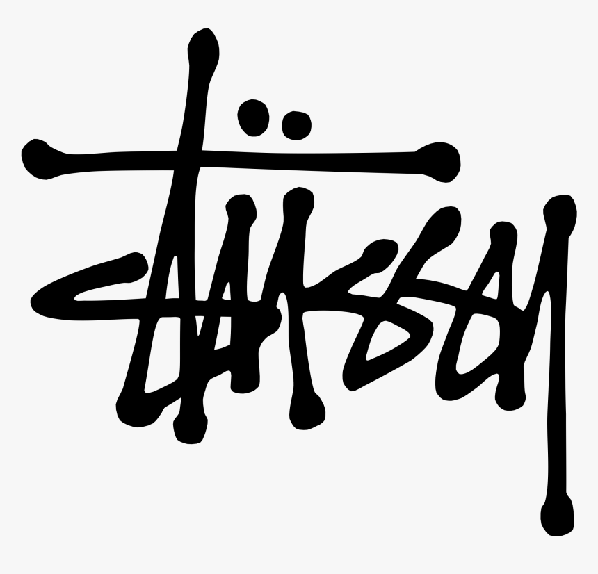 Stussy Logo Png Transparent - Stussy Logo Black And White, Png Download