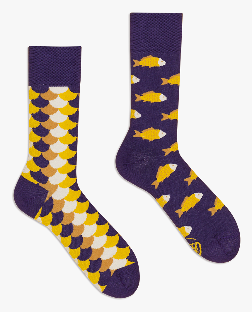 Fish And Scales - Sock, HD Png Download