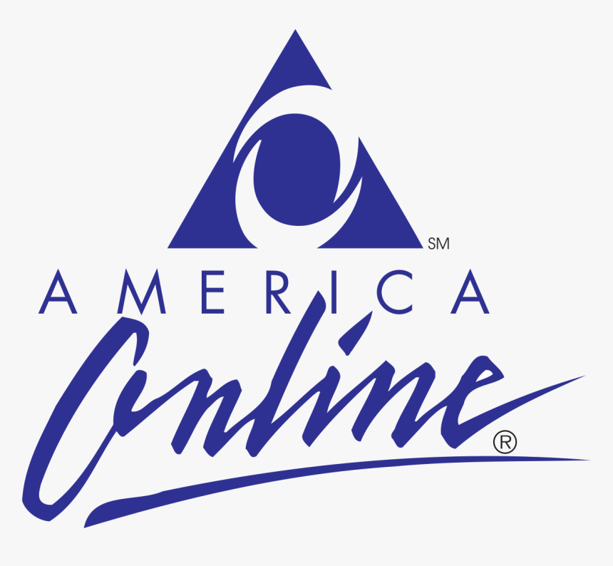 America Online Logo Png, Transparent Png